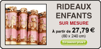 Promotion Rideaux &agrave; motifs Enfants