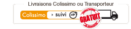 Livraison Colissimo ou Transporteur