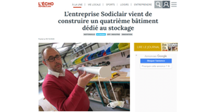 L’entreprise Sodiclair vient de construire un quatrième bâtiment dédié au stockage
