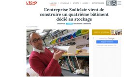 L’entreprise Sodiclair vient de construire un quatrième bâtiment dédié au stockage