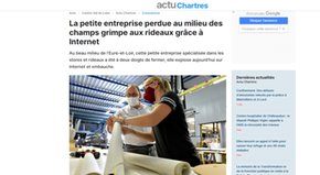 La petite entreprise perdue au milieu des champs grimpe aux rideaux grâce à Internet