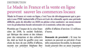 Le Made in France et la vente en ligne peuvent sauver les commerces locaux