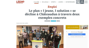 Le plan « 1 jeune, 1 solution » se décline à Châteaudun à travers deux exemples concrets