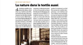 On se fait une toile ? La nature dans le textile aussi.