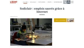 Sodiclair : emplois sauvés grâce à Internet