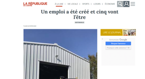 Un emploi a été créé et cinq vont l’être