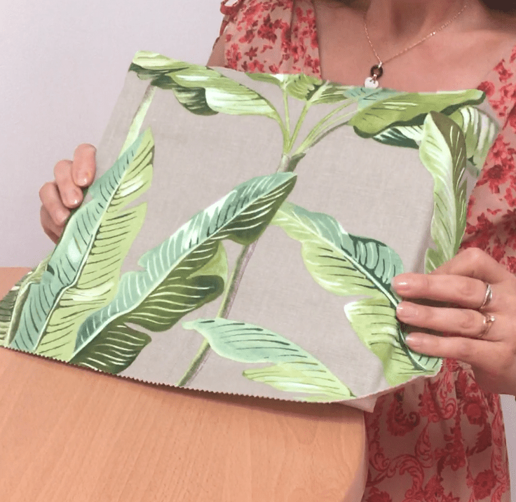 DIY cadre en tissu recyclé