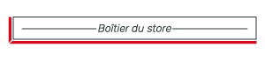 cantonniere avec 1 retour gauche