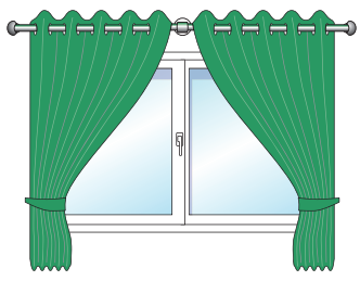 Voilages sur mesure : rideau voilage pour fenêtre, blanc ou coloré