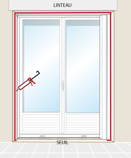 fixaiton moustiquaire porte fenetre