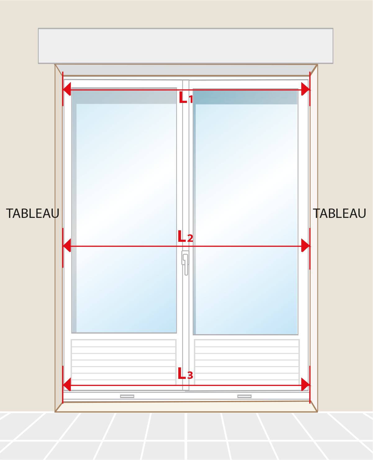 prendre mesure moustiquaire porte fenetre