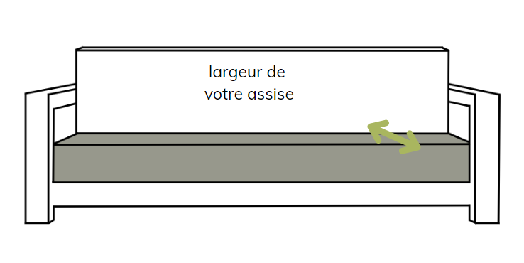 Lot De 2 Coussin D'extérieur | Coussins De Banc De Jardin Bleu Mélangé