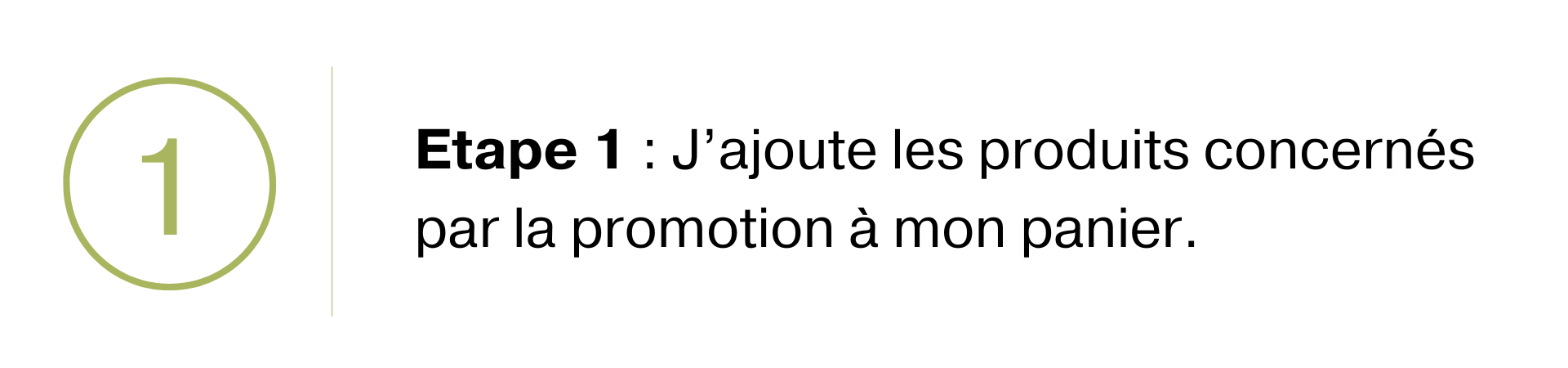 Étapes pour profiter des offres sur produits sur mesure