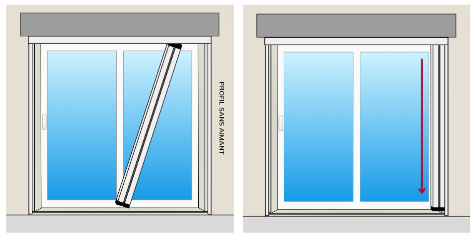 installation moustiquaire baie vitree sur mesure