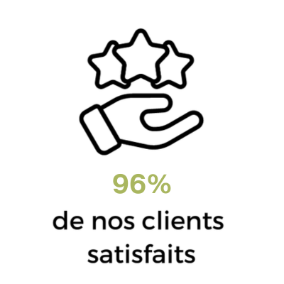 96 % de clients satisfaits chez Stores-et-rideaux.com, gage de qualité et confiance