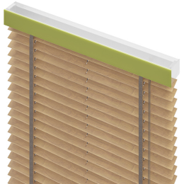 Store Vénitien En Bois Massif 50mm - Occultant, Sans Corde, Sécurité Enfants - Sur Mesure Pour Fenêtres