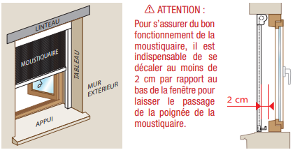 mesure moustiquaire verticale