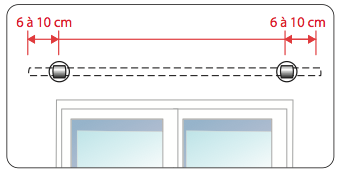 Poser une tringle à rideaux