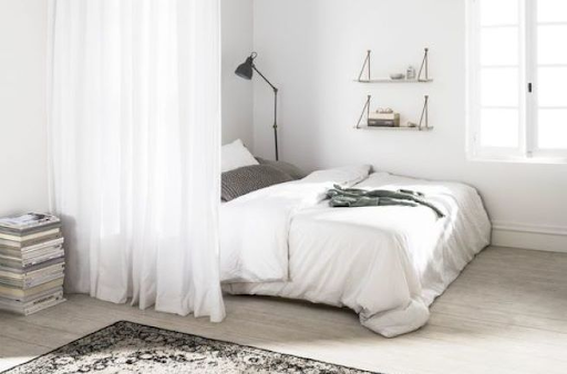 separer piece rideau