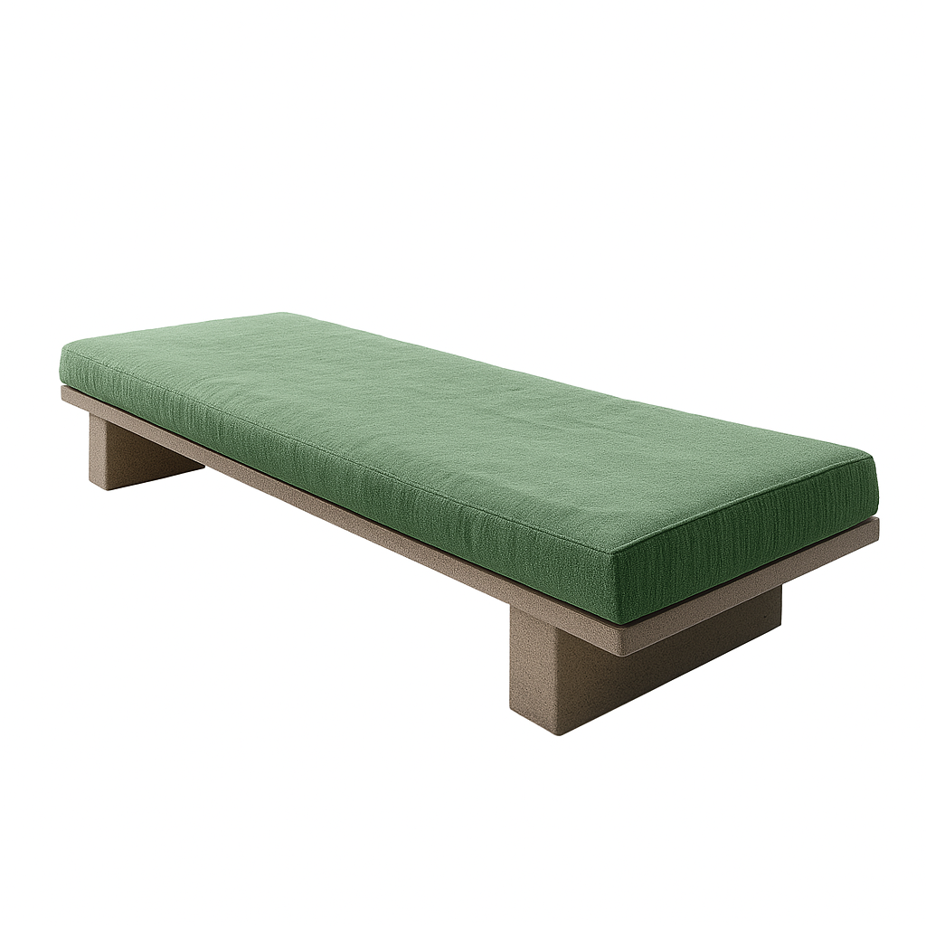 Coussin Banquette Extérieur Vert d'Eau