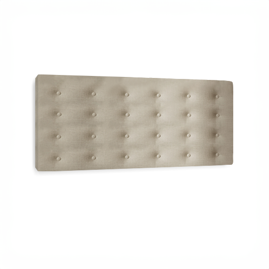 Tête de Lit Cloutée Lin Naturel