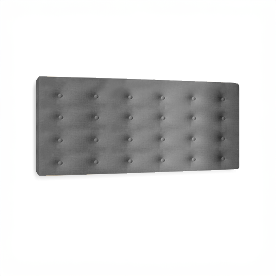 Tête De Lit Capitonnée Gris