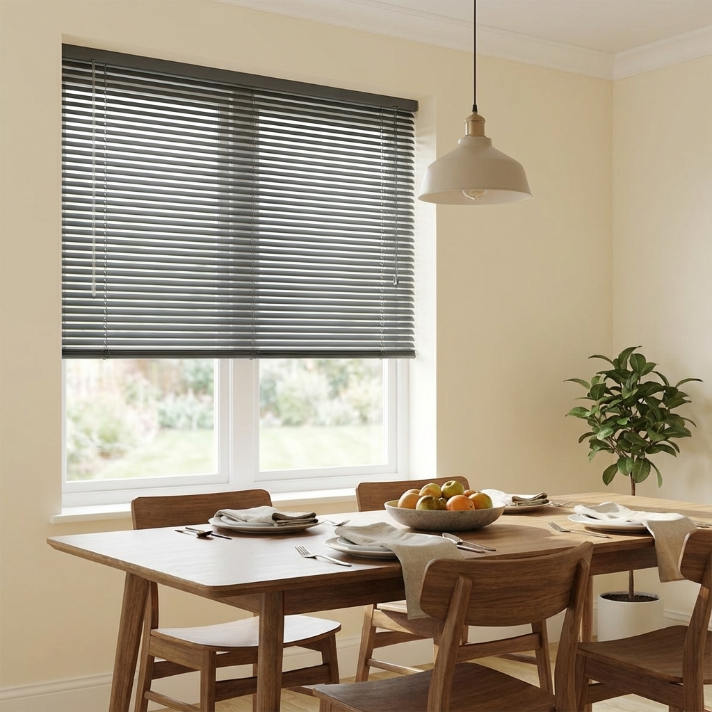 Store vénitien intérieur aluminium - sur mesure - nettoyage facile avec chiffon doux — vue 5