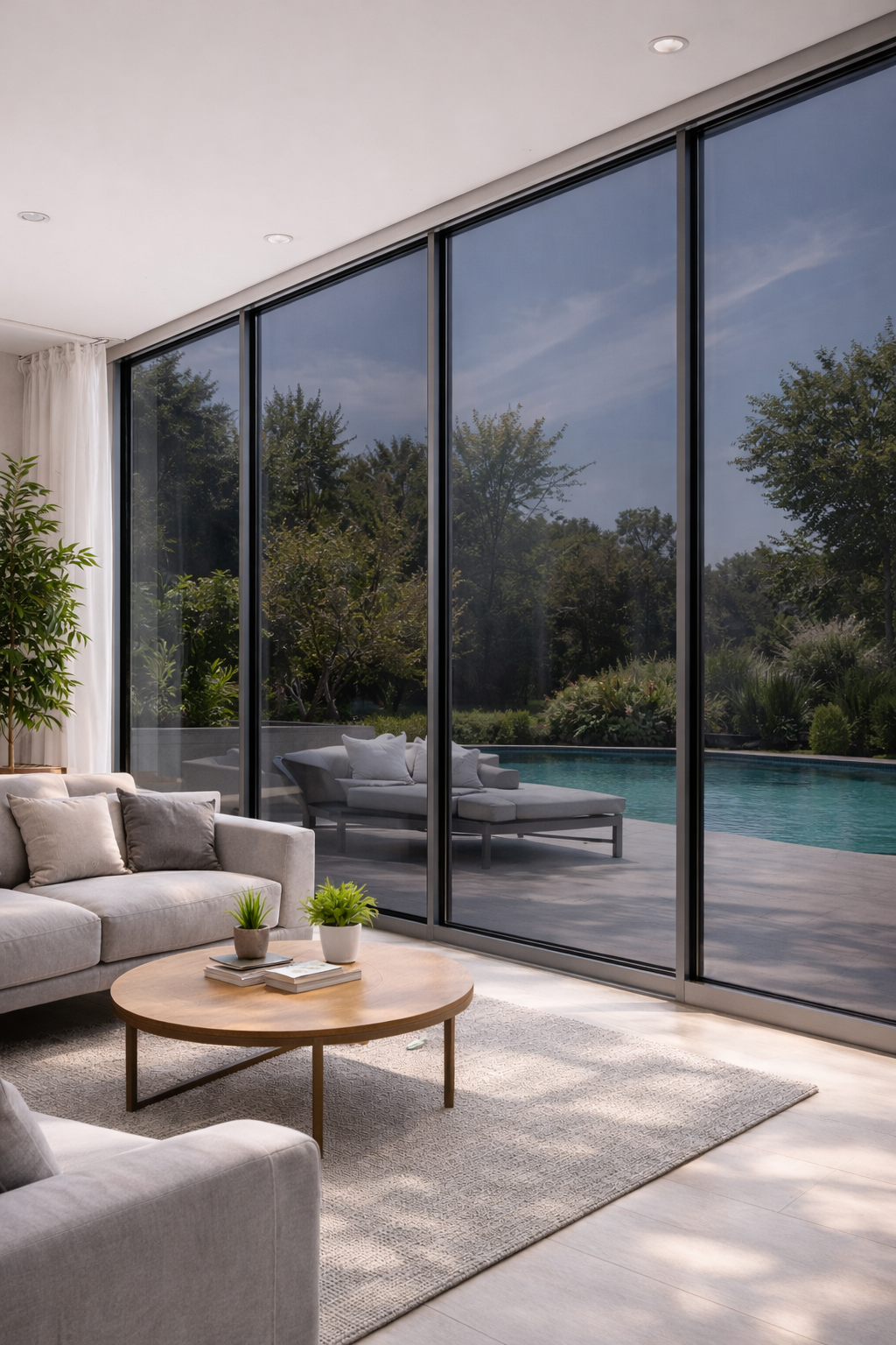 Films solaires haute performance pour fenêtres et baies vitrées - Film anti-chaleur, protection UV, contrôle solaire, intimité, contre l'éblouissement