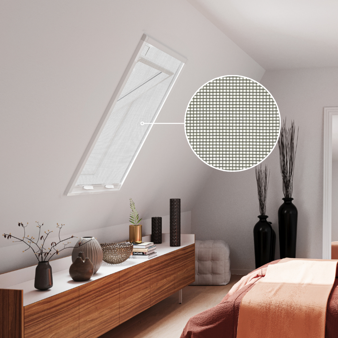 Moustiquaire compatible avec les fenêtres de toit VELUX