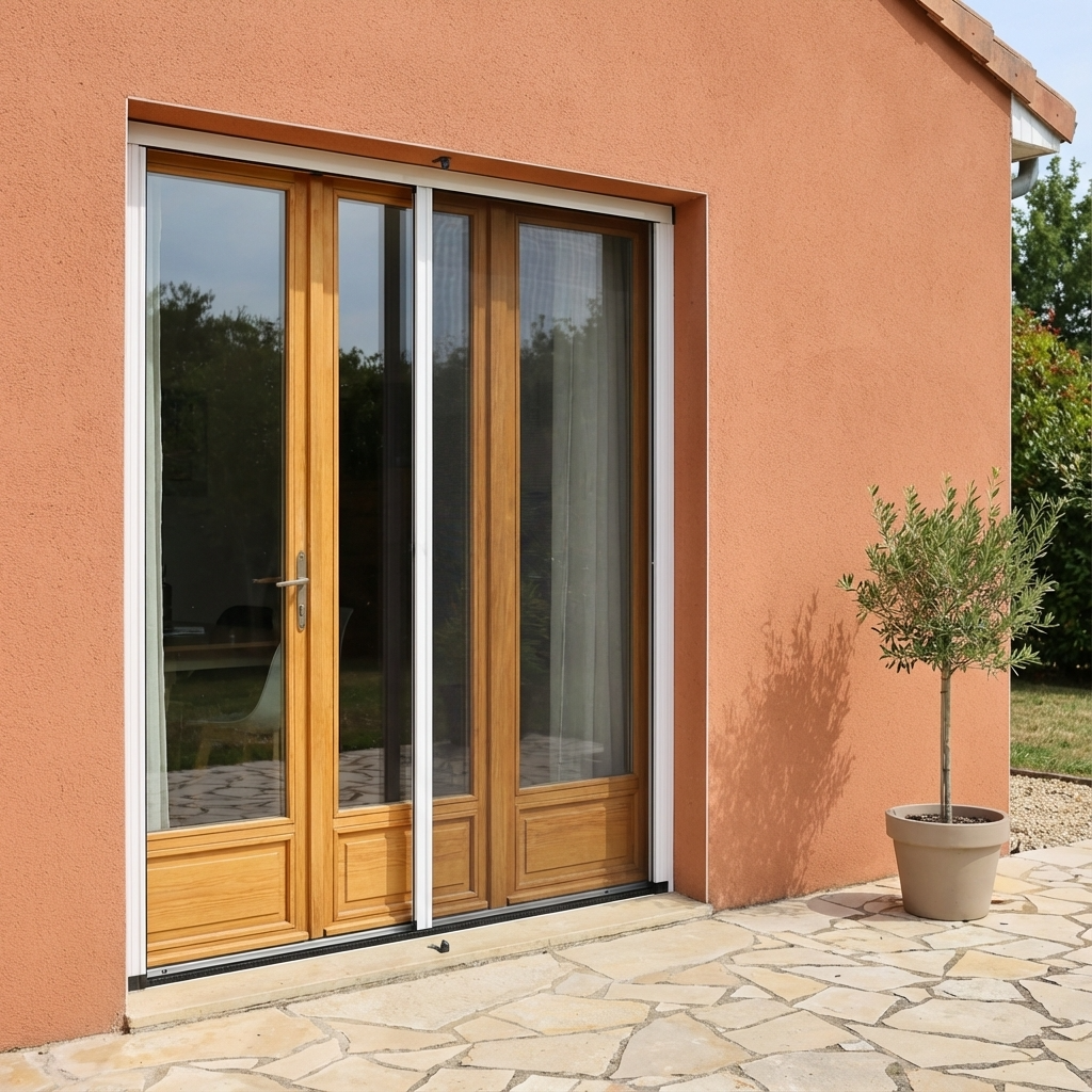 Moustiquaire fenêtre coulissante - Format latéral spécifique - Protection moustique tigre - Aération optimisée - France