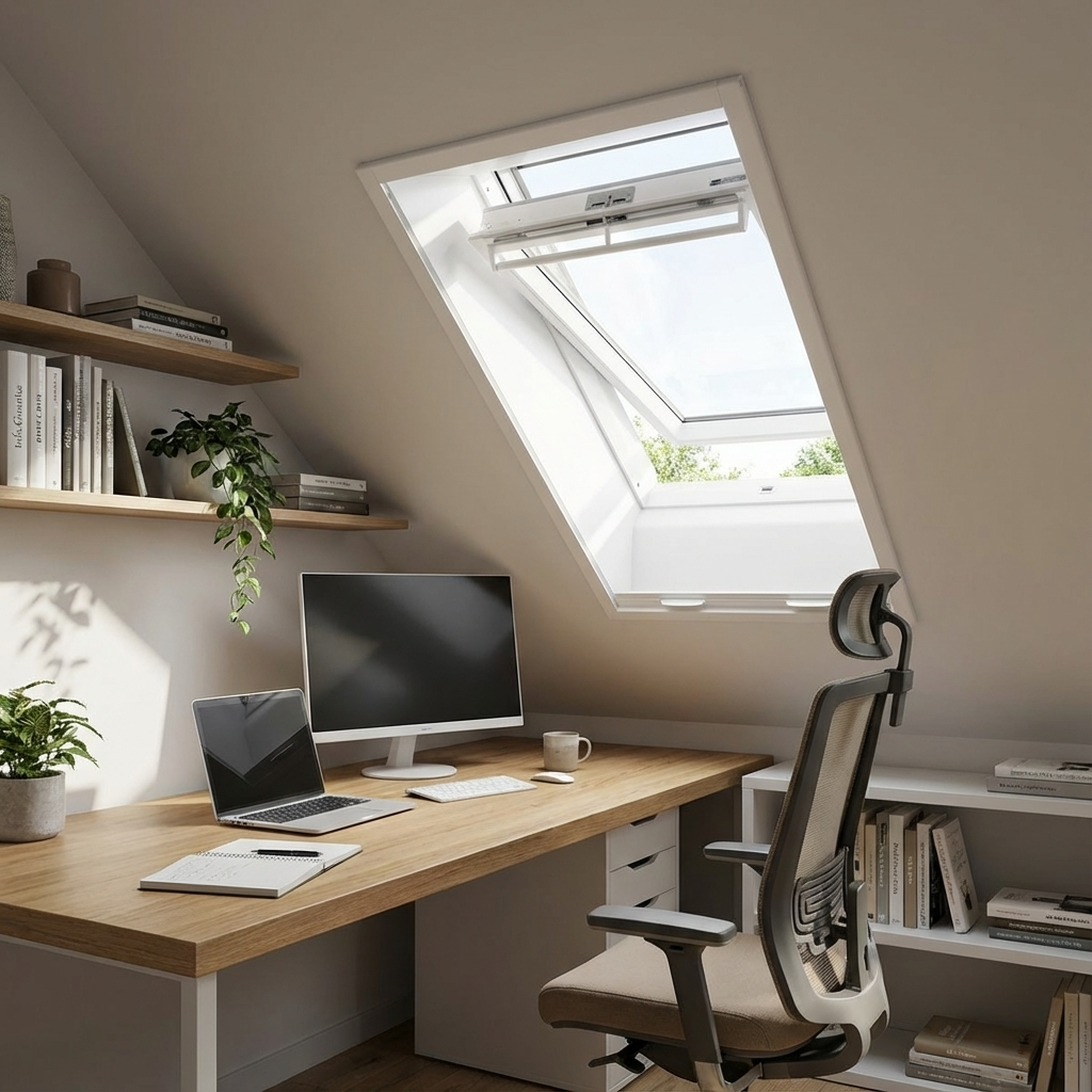 Moustiquaire déroulante compatible avec les fenêtres de toit VELUX - Protection été - Structure aluminium - Made in France