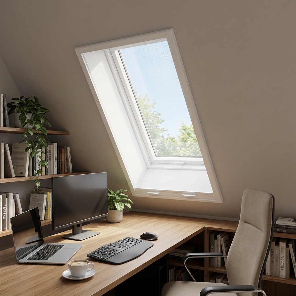 Moustiquaires anti moustique tigre compatibles avec les fenêtres de toit VELUX - Sur mesure