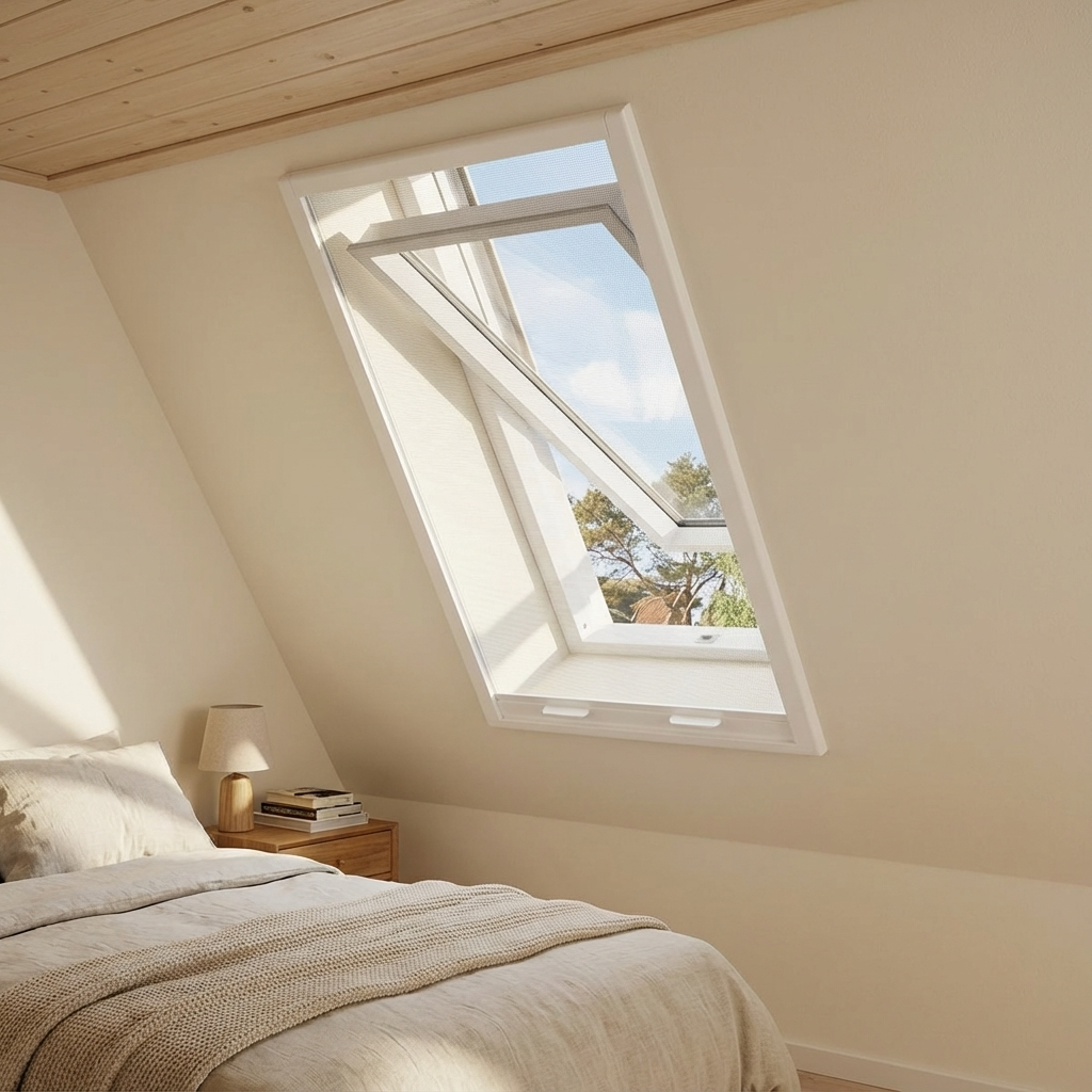 Moustiquaire compatible avec les fenêtres de toit VELUX - Made in France - Garantie 5 ans - Sur mesure