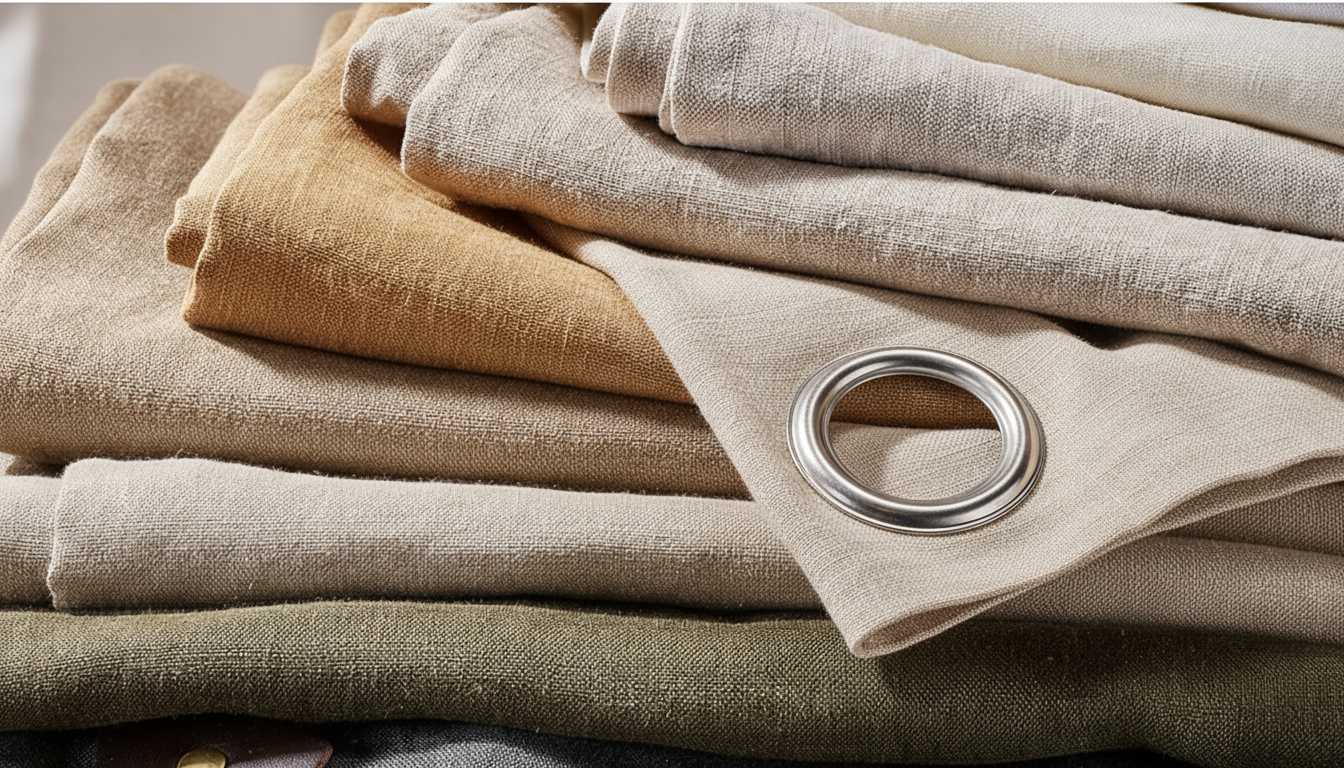 Rideau pour fenêtre en lin tissu Thevenon - Couleurs tendances - Rideaux lins unis - Ambiance unique - Esthétique - Tissu souple et raffiné — vue 3