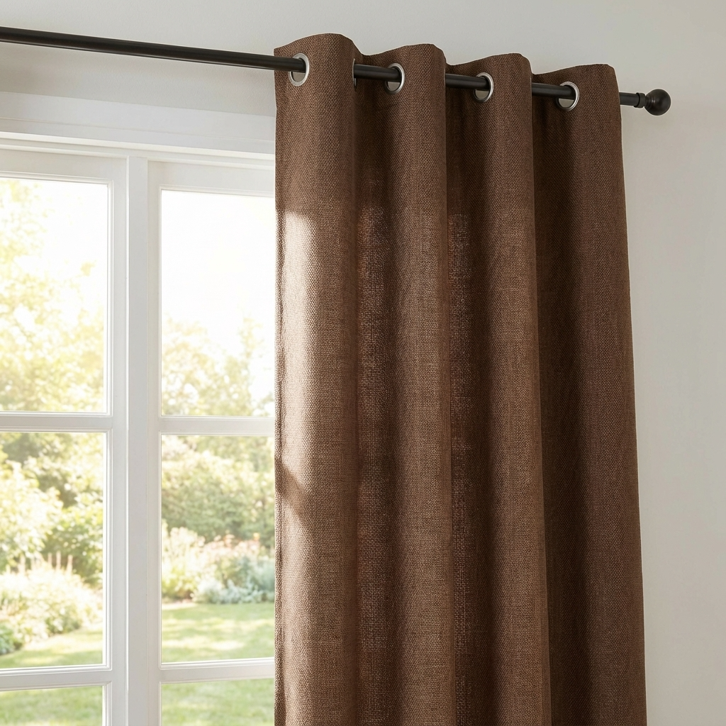 Rideau pour fenêtre en lin tissu Thevenon - Couleurs tendances - Rideaux lins unis - Ambiance unique - Esthétique - Tissu souple et raffiné — vue 6