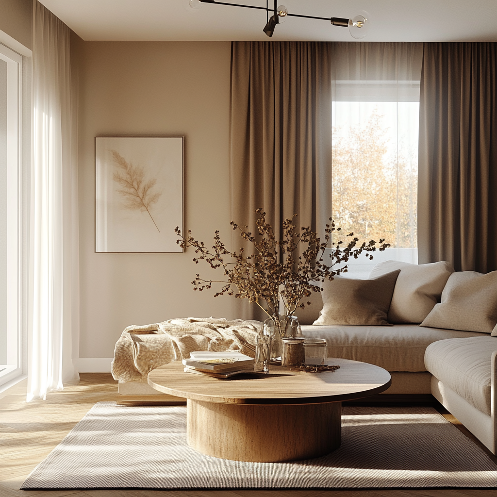 Rideau occultant thermique aspect flanelle - Matière chaleureuse et naturelle