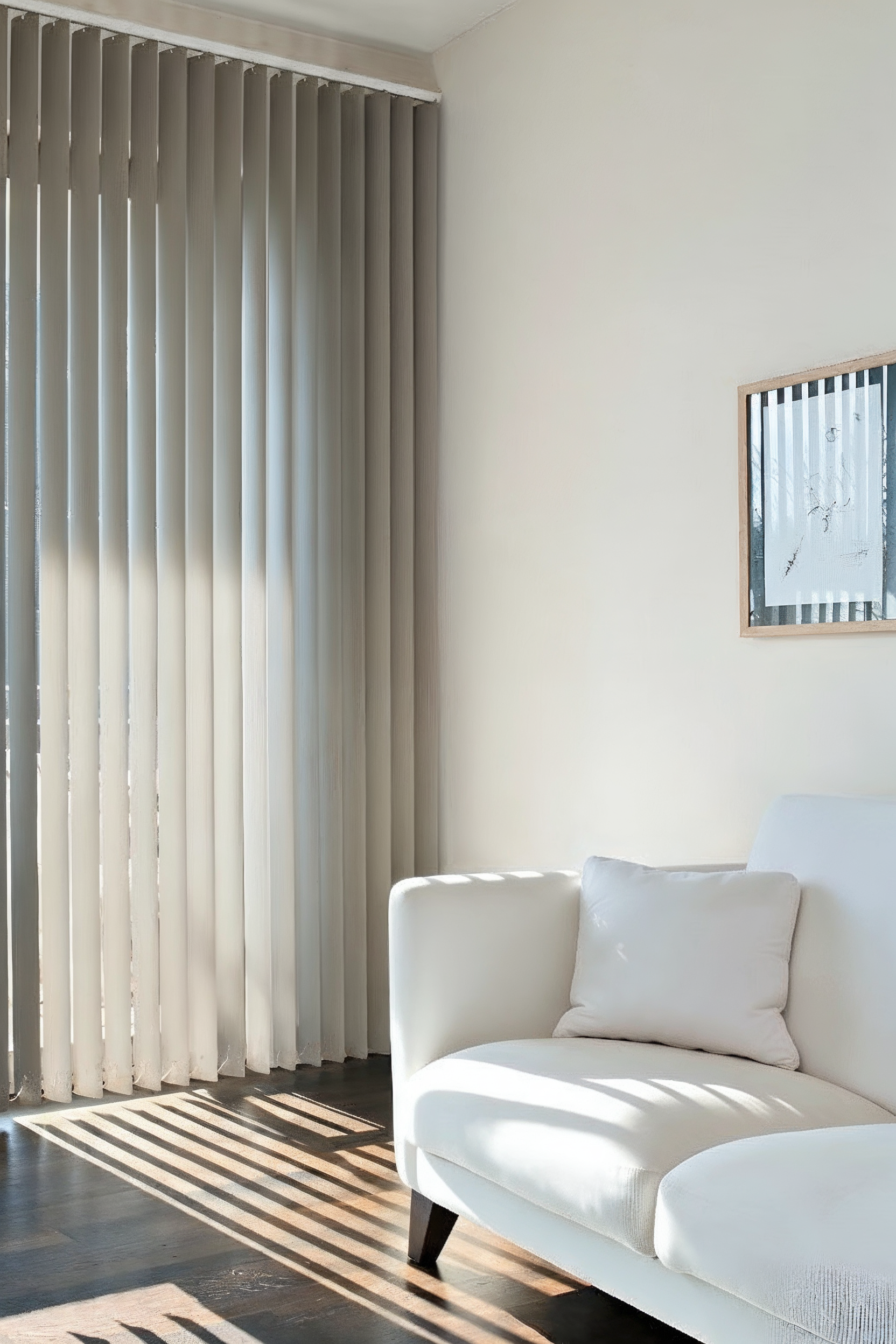 Store bureau californien - polyester - occultant - ambiance moderne - durable et élégant - fabrication française