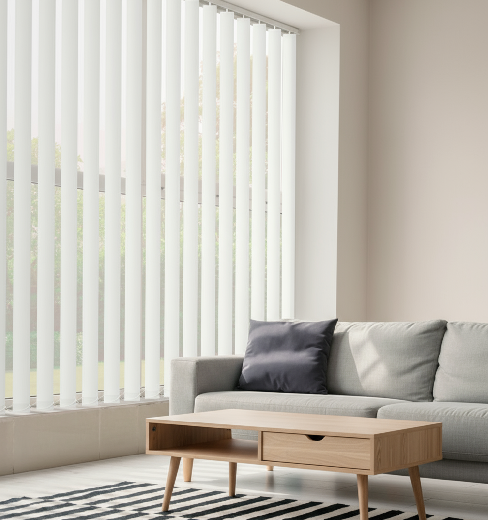 Stores californiens tamisants aspect toile de jute anthracite - polyester - sur mesure - durable et élégant