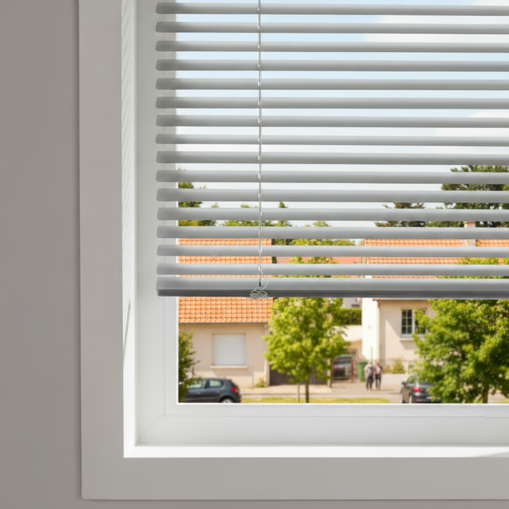Store vénitien aluminium - sur mesure économique et résistant - durable et élégant - design épuré