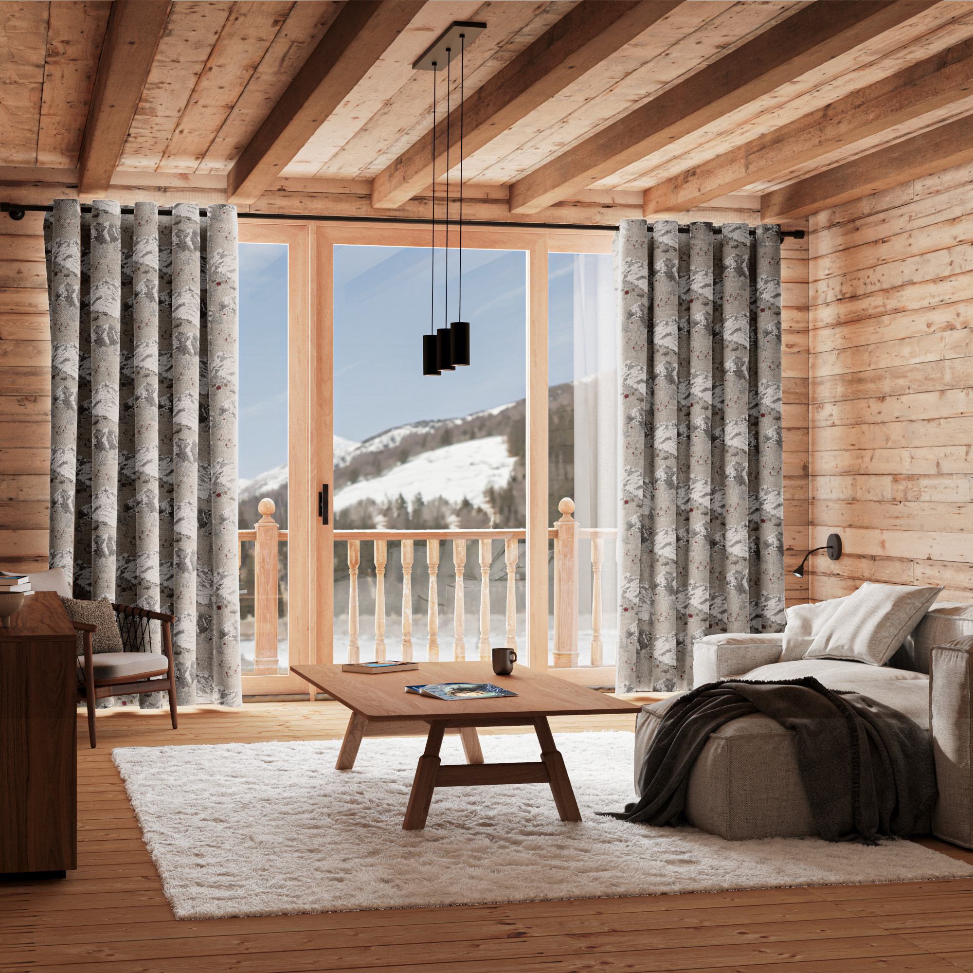 Rideaux Esprit Montagne