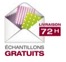 Plaquettes d'échantillons livrées en 48/72h