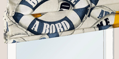 Store bateau à motifs intérieur sur mesure