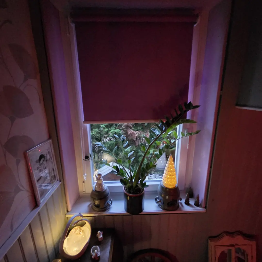 Store enrouleur occultant palier semi fermé