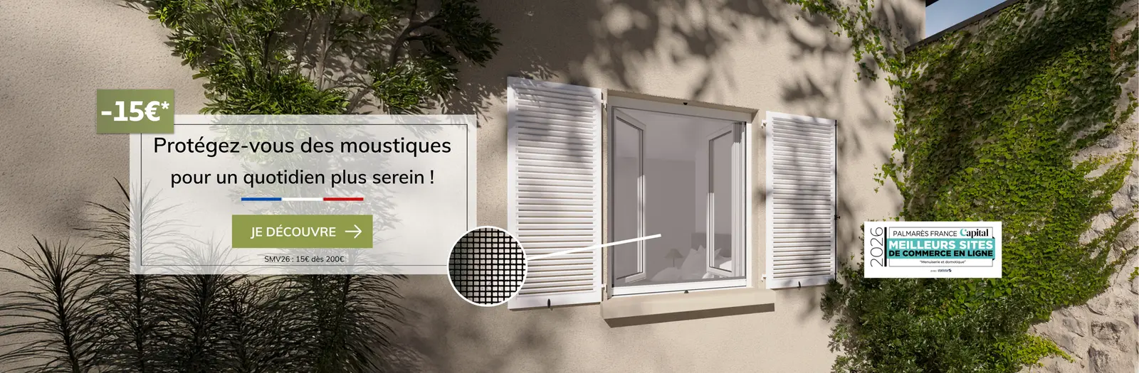 Moustiquaire été 2026