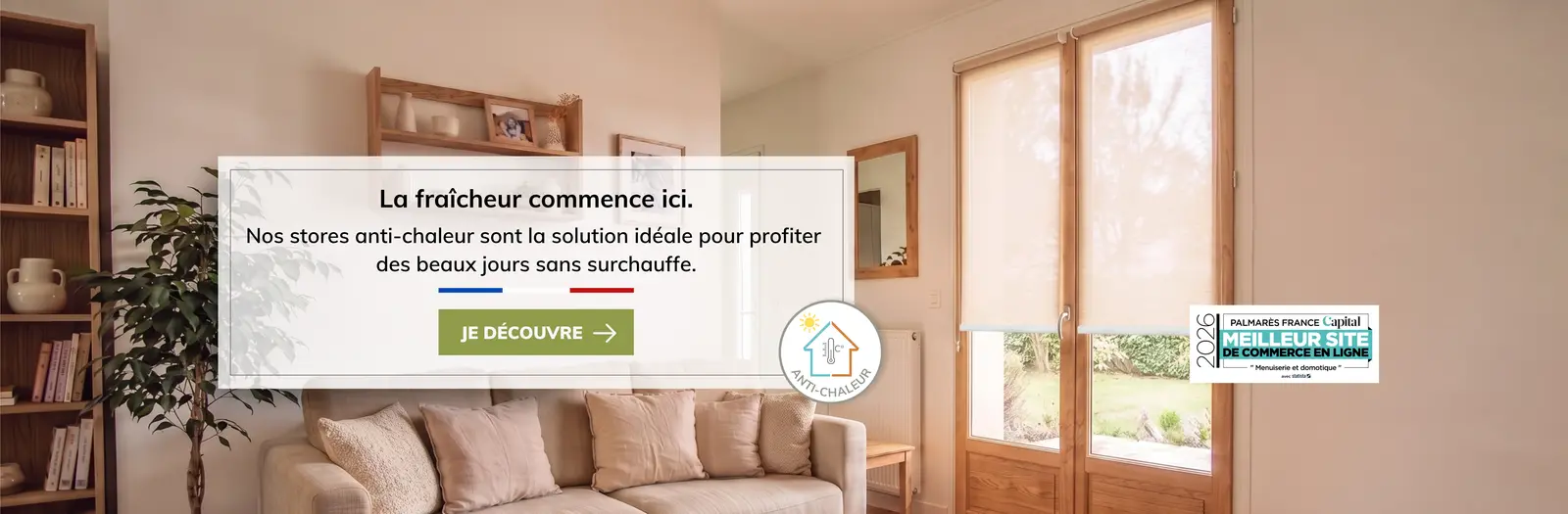 Slider Store enrouleur anti chaleur été 2026