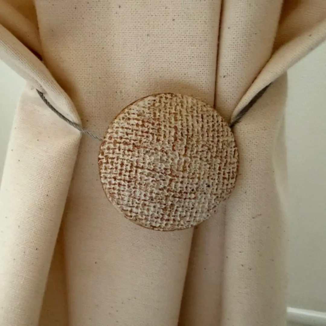 Rideau tamisant uni zoom embrase