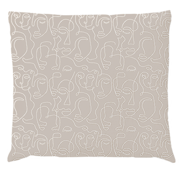  Coussins à motifs - Line Art