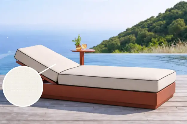  Coussin Bain de Soleil Anti-tache - Oxford 