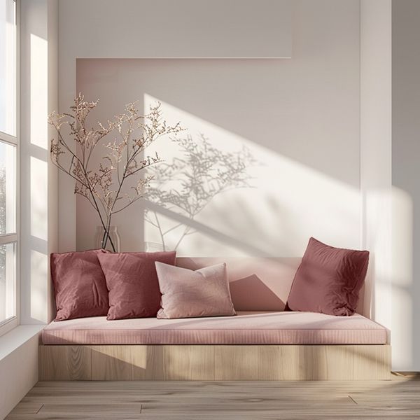  Coussin Banquette Intérieur Anti-tache - Uni 