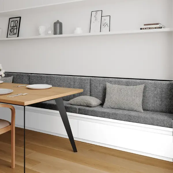  Coussin Banquette Intérieur Aspect Flanelle 